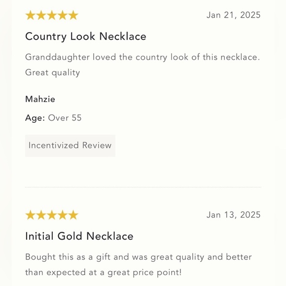 NWT Size OS - Anthropologie Country Style Monogram Necklace "G" - Picture 8 of 13